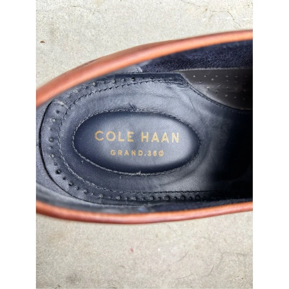 Cole Haan Warner Grand Bit Loafers Mens Brown Leather Dress Shoes Slip On 10.5
